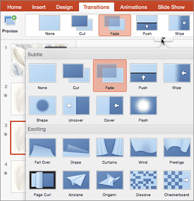 Display Transitions on PowerPoint for Digital Signage