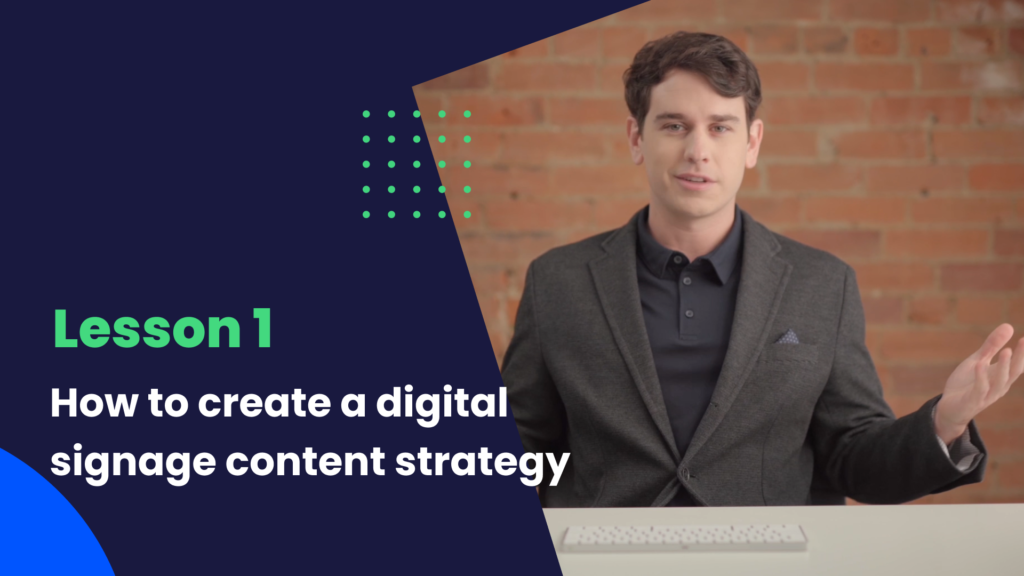 how to create digital signage content strategy
